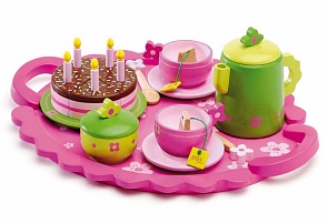 Игровой столовый набор - День рождения, с аксессуарами (Djeco, k06511)